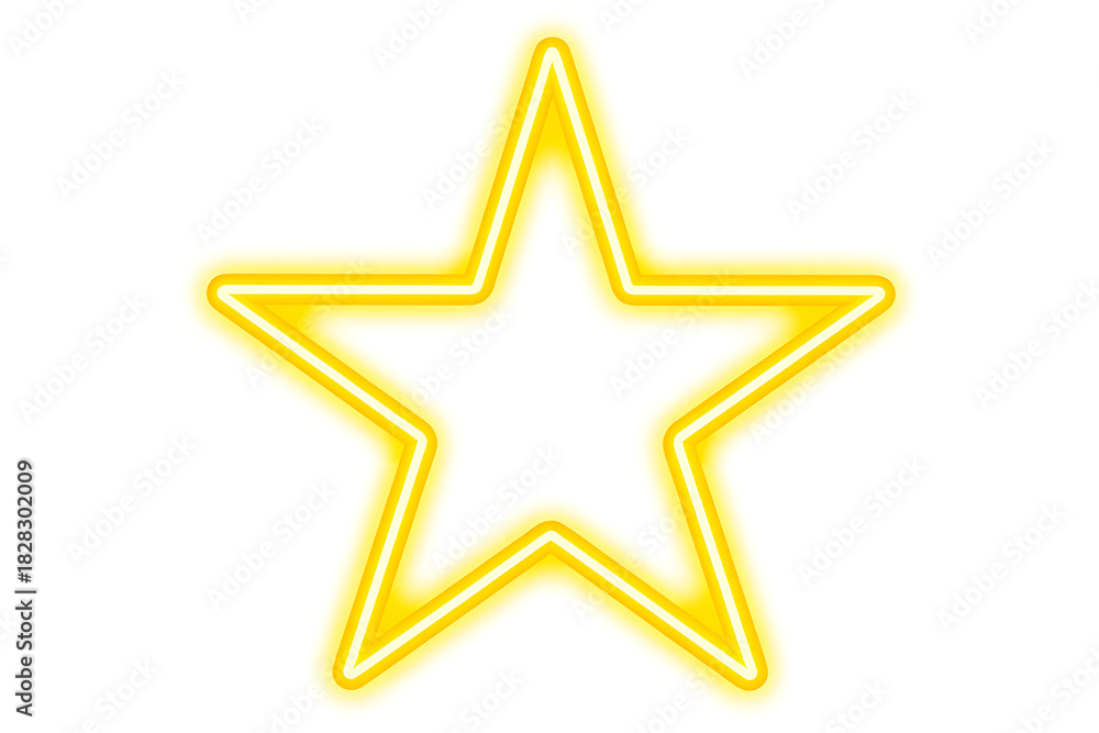 Fototapeta premium gold star on white background
