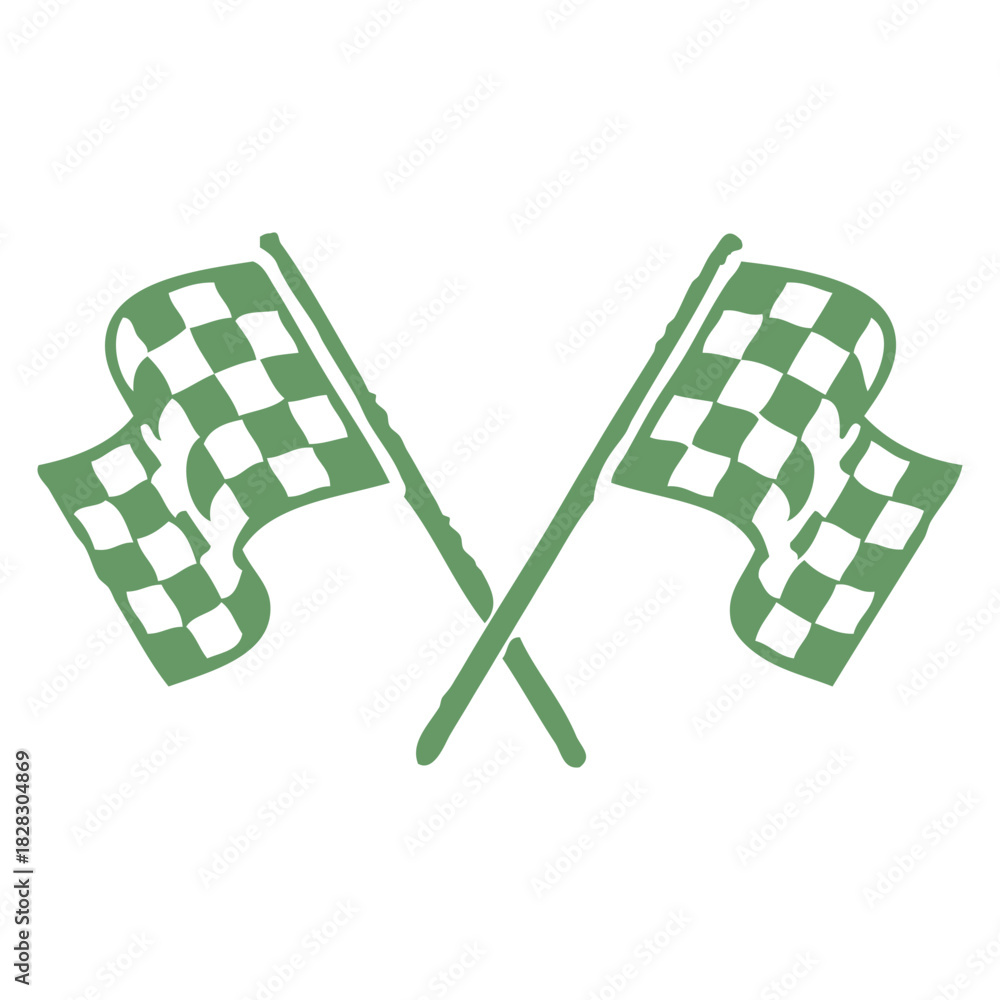 Fototapeta premium Checkered Racing Flags