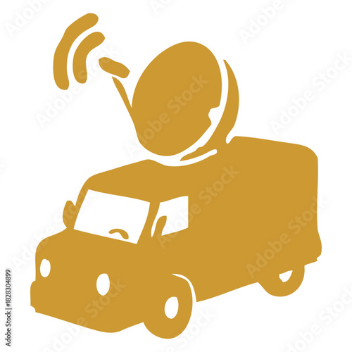 Broadcast Van Icon