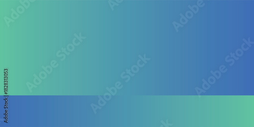 Abstract gradient podium background. blue empty 3d studio backdrop. Clean scene for product presentation mockup template. Vector illustration.