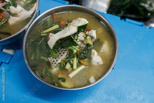 Thai herbal fish tom yam, Thai food