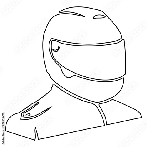 Racing Driver Icon