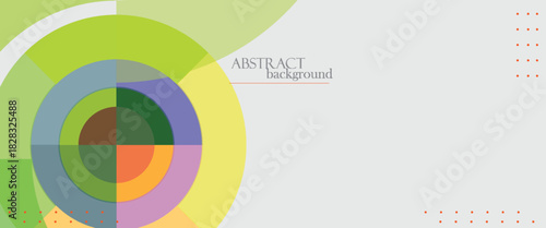 Geometric circle abstract background, creative geometric wallpaper, for business modern background pamphlet banner and presentation eps10.
