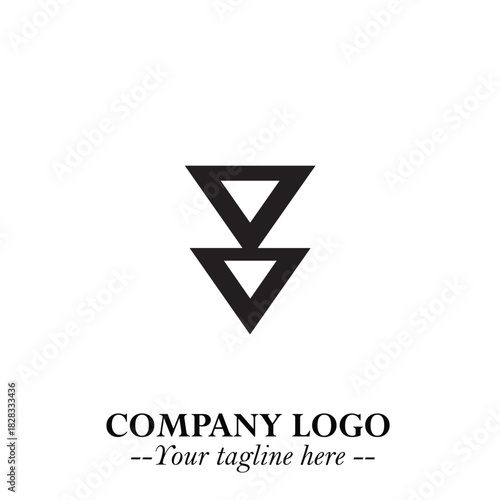 Sleek Electrical Logo Symbol on a Clean White Background for Modern Branding Design Elements Art