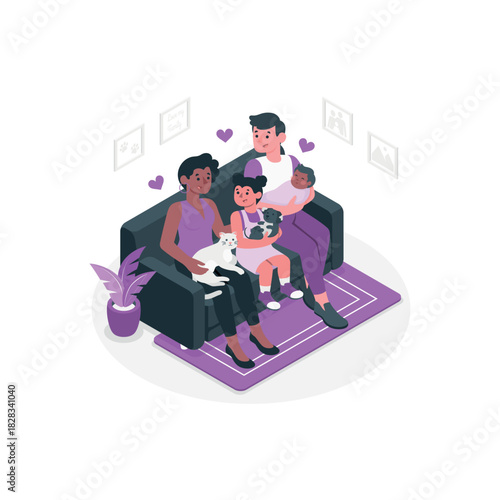 Family Disproportionate Illustrations