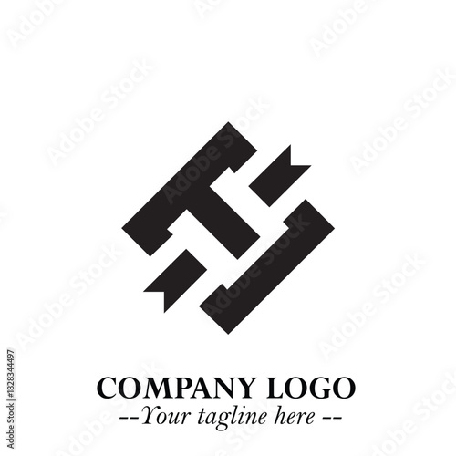 Sleek Electrical Logo Symbol on a Clean White Background for Modern Branding Design Elements Art
