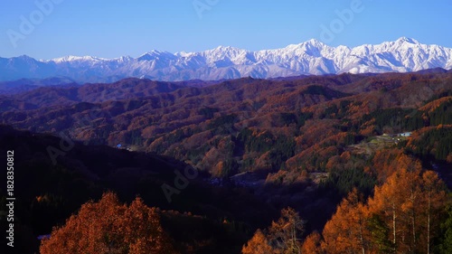 秋の大望峠からの眺め