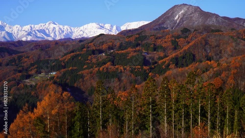 秋の大望峠からの眺め