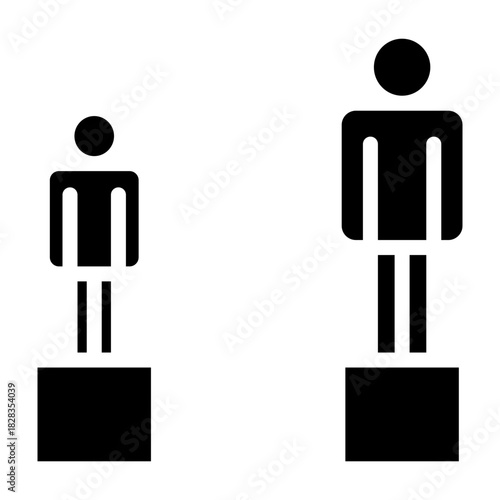 Equality Vector Glyph Icon Design