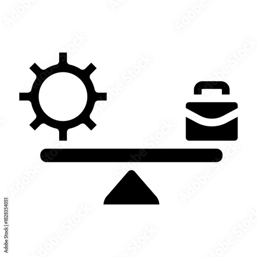 Equal Opportunity Vector Glyph Icon Design
