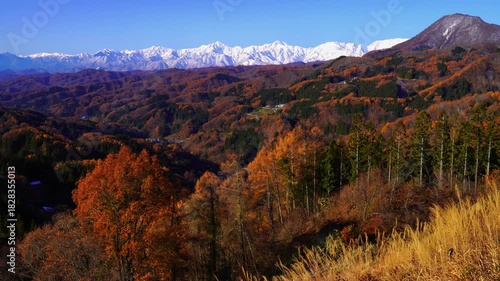 秋の大望峠からの眺め