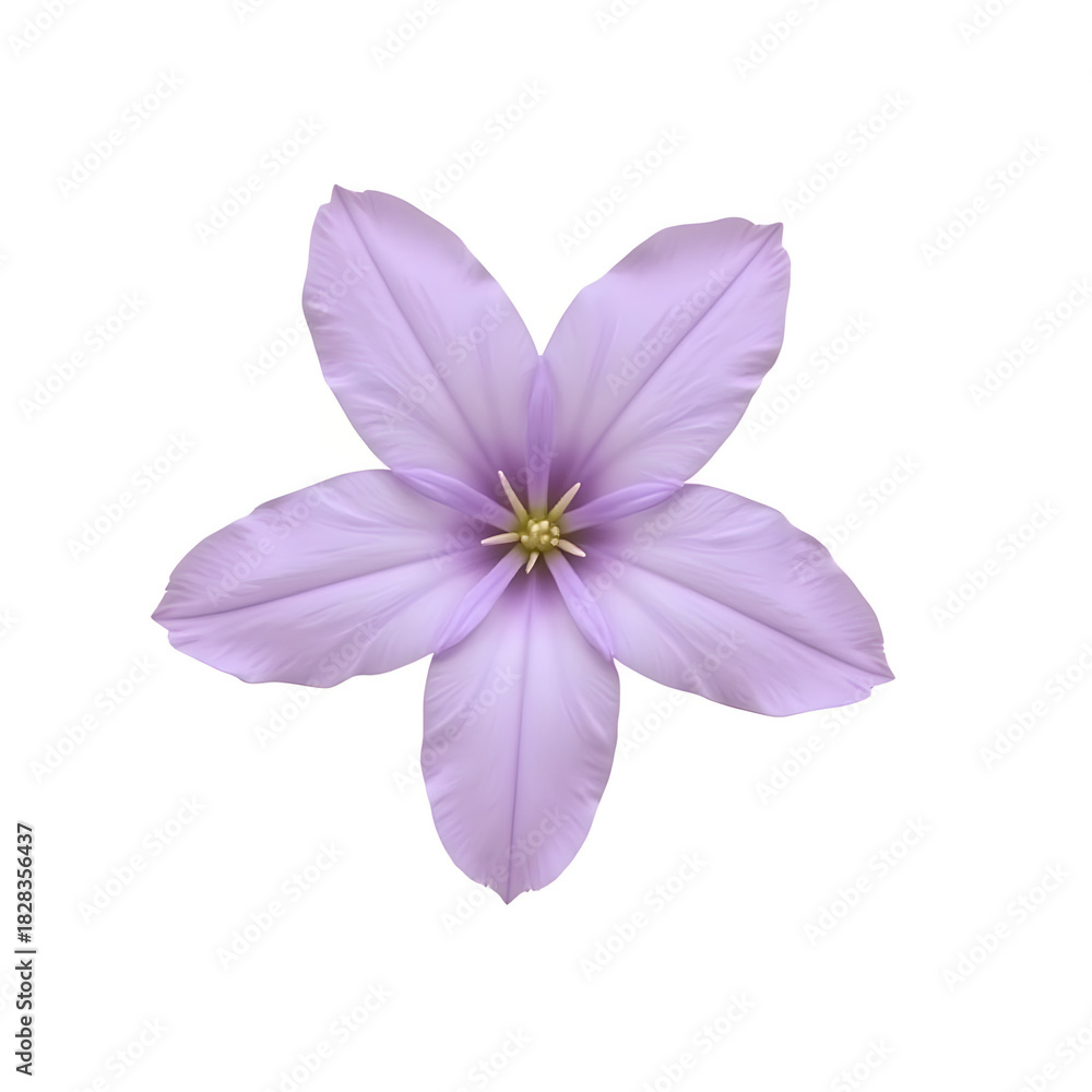 Fototapeta premium Stylized pastel lavender flower in soft minimalism, serene beauty