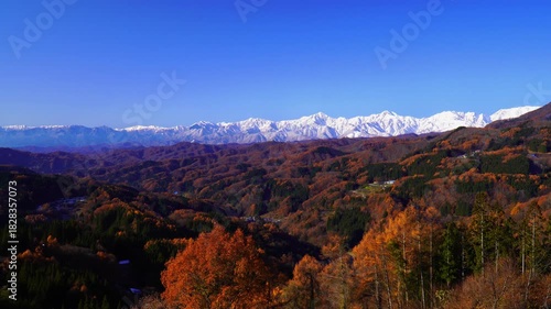 秋の大望峠からの眺め