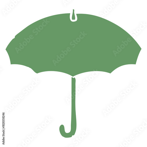 Green Umbrella Icon