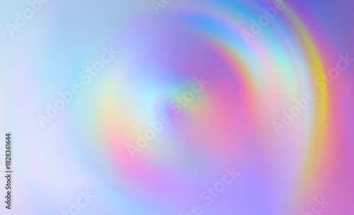 Gradient abstract background featuring a smooth pastel rainbow swirl. Design is ideal for modern graphics, posters or social media templates.