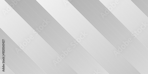Geometric diagonal oblique vector curve gradient black and white graphic stripe line. Repeated fine diagonal lines Thin slash line stripes diagonal vector elegant background	