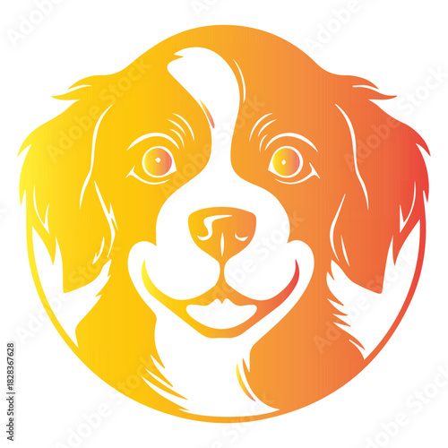 Smiling Dog Face Icon