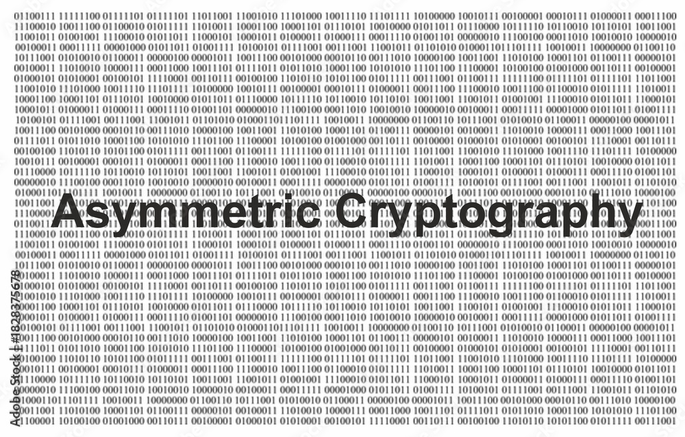Obraz premium asymmetric cryptography is technique to encrypt digital assets electronically by using cyphertext technology.
