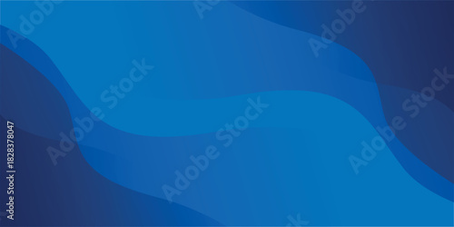 Abstract background with flowing blue waves and smooth gradients, creating a modern and clean design.