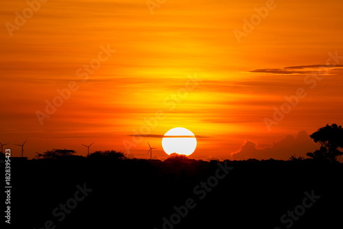 Stunning sunset view.