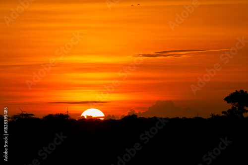  Stunning sunset view.