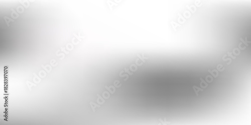 Silver foil background with metal mirror texture. Chrome gradient surface with light gloss simple abstract. VEctor