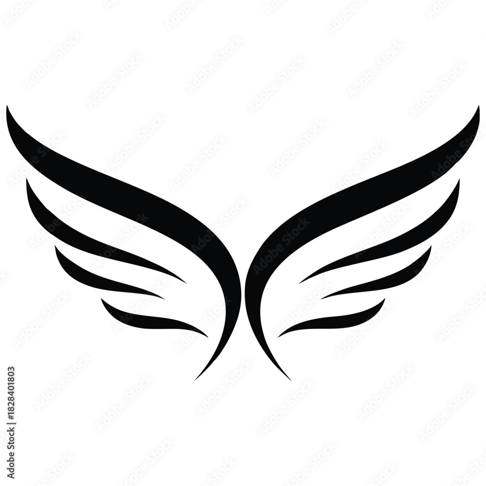 Fototapeta premium Bold winged design for freedom, protection, and soaring possibilities in your work