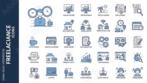 Solid vector icons collection featuring templates, layouts, flowcharts, diagrams, forms, wireframes, tables, grids, onboarding, IT support, communication, business structure, budget, and advertising.