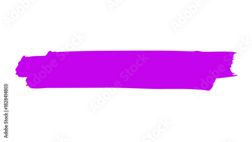 Pink Highlighter Brush Stroke