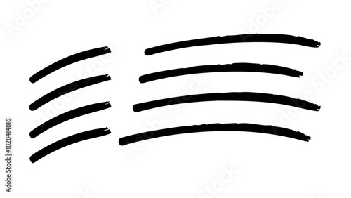 Parallel Hand-Drawn Lines Illustration