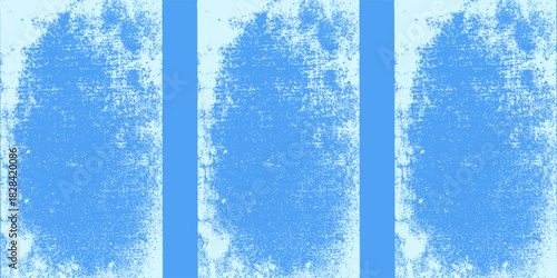 Blue and white grunge background with white paint smudges. Frosty blue background. Snow winter abstract grunge overlay. Ice texture backdrop. eps 10