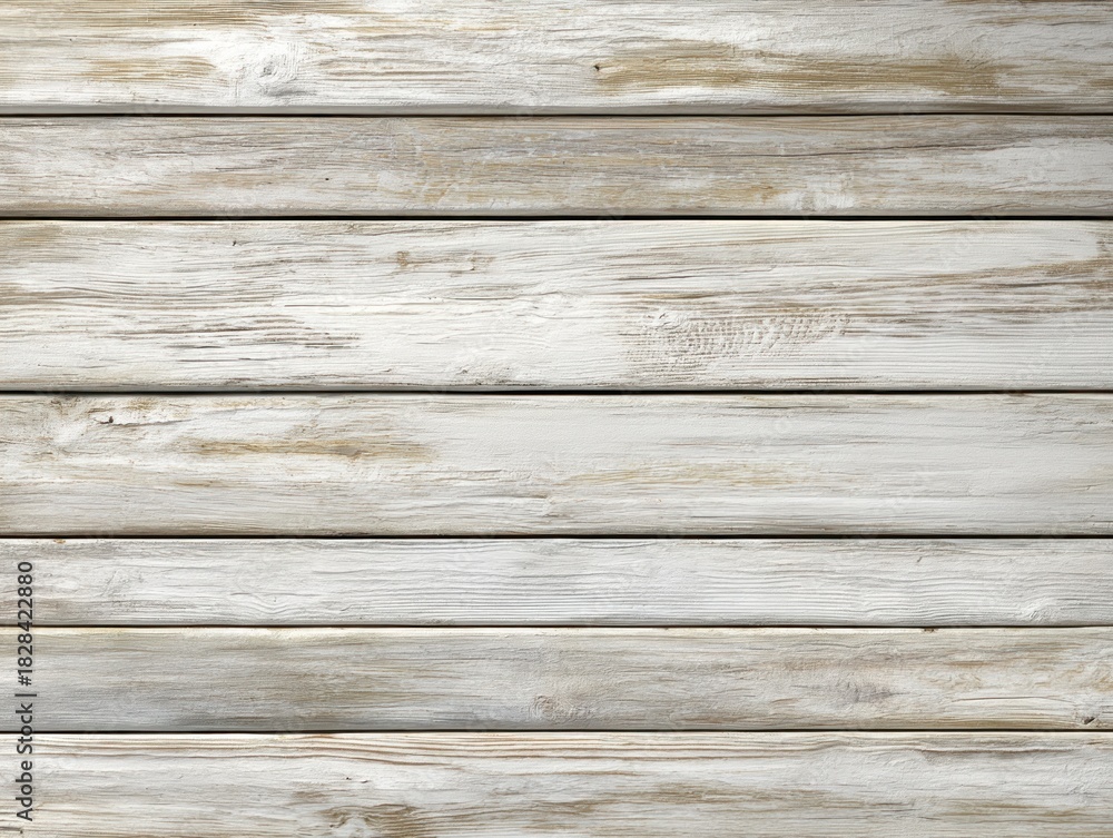 Obraz premium Whitewashed wooden planks background