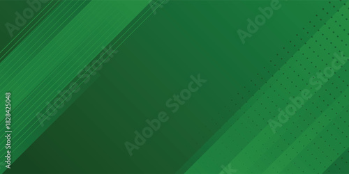 Abstract elegant green sporty background template vector with shiny lines and lights. Green background with strong pattern design.Eps10 vector