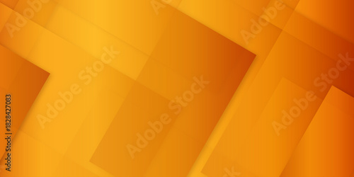 Abstract yellow, orange technology concept diamond triangle geometric line background. modern seamless business technology concept geometric shapes. squares and triangle with soft shadows as pattern.