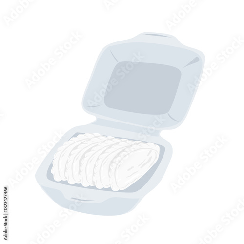 Food Container with Dumplings