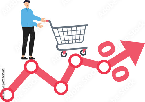 Food price inflation and impact on economic growth. Food Prices Rise and Commodity and consumer goods prices rose due to rising inflation.
