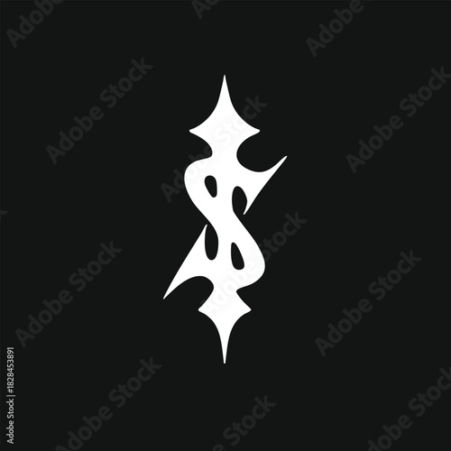 costumized dollar bill icon for sleeve design or clothing print