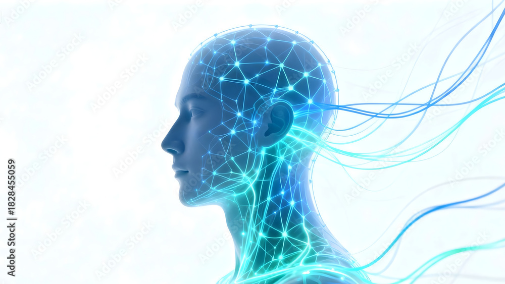 Obraz premium Neural Network Human