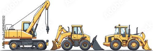 forklift truck isolated on white