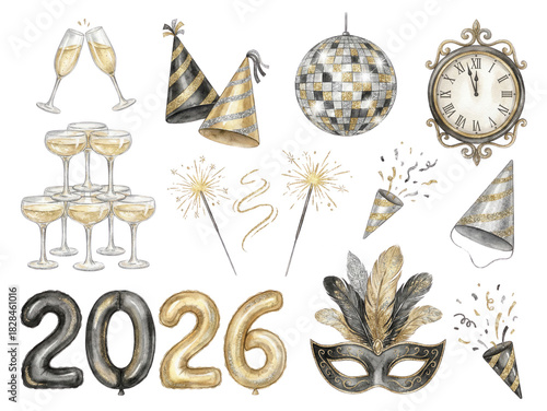 New Year's Eve 2026 Celebration: Sparkling Party