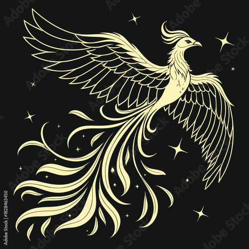 vector illustration of an eagle
