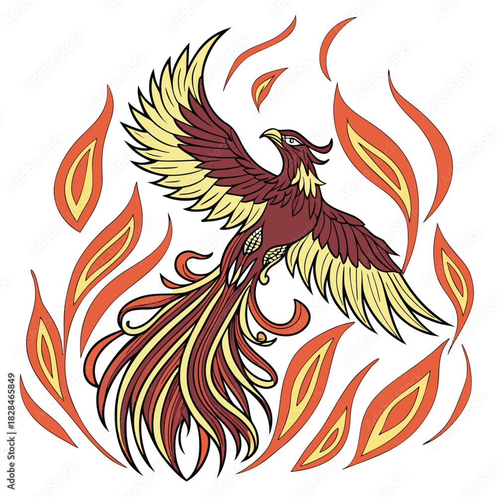 Naklejka premium tattoo of a bird