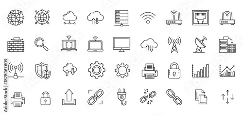 Collection of ancient egyptian hieroglyphs and symbols