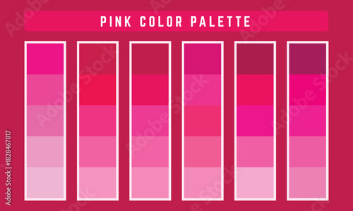 Pink Vector Color Palette