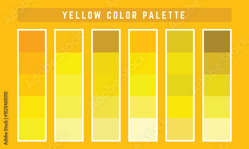 Yellow Vector Color Palette