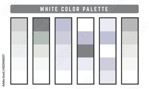White Vector Color Palette