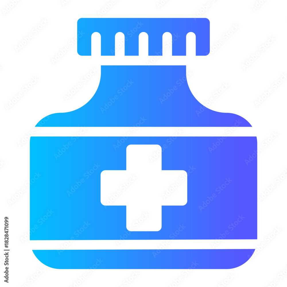 Obraz premium pill bottle icon