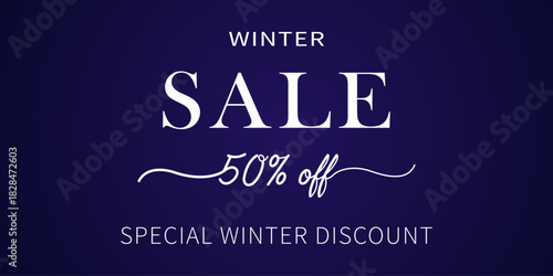 Winter Sale Savings 50 Off Deals Discounts for Seasonal Shopping Special Promotions Winter Fashion Holiday Offers