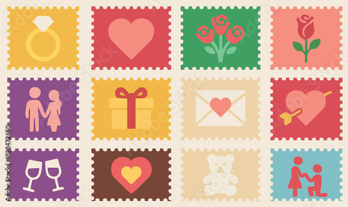 Propose Day Stamps for Love and Engagement