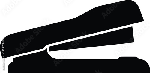 Stapler Office Tool Silhouette Vector